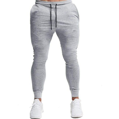 MEN'S JOGGERS CASUAL SWEATPANTS FLEECE PANTS THREE COLOR LIGHT WEIGHT POCKETS