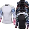 Men's Compression Shirt Base-Layer Sports Top Long-Sleeve Gym Quick Dry T-Shirt 