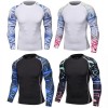 Men's Compression Shirt Base-Layer Sports Top Long-Sleeve Gym Quick Dry T-Shirt 