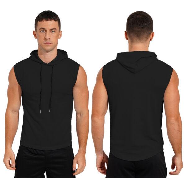 Men Casual Hooded Sl...