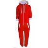 Unisex Mens Plain Aztec 1Onesie Zip Up All In One Hooded Jumpsuit Sizes S-5XL 