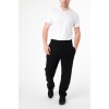 Mens Fleece Trousers Joggers Open Hem Bottoms Plain Zip Pocket Track Pants M-5XL