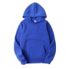 Men Plain Pullover Hoodies Casual Hooded Sweatshirts Long Sleeve Classic Tops