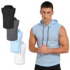 Men Casual Hooded Sleeveless Bodybuilding T-shirt Fitness Workout Gym Tank Top