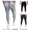 MEN'S JOGGERS CASUAL SWEATPANTS FLEECE PANTS THREE COLOR LIGHT WEIGHT POCKETS