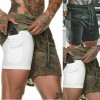 Mens 2 in 1 Shorts Workout Running Training Athletic Gym Lightweight Quick Dry