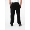 Mens Fleece Trousers Joggers Open Hem Bottoms Plain Zip Pocket Track Pants M-5XL