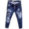men denim fashion  Jeans fashion denim graffiti leisure loose jeans