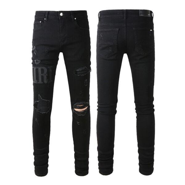 Mens Punk Ripped Let...