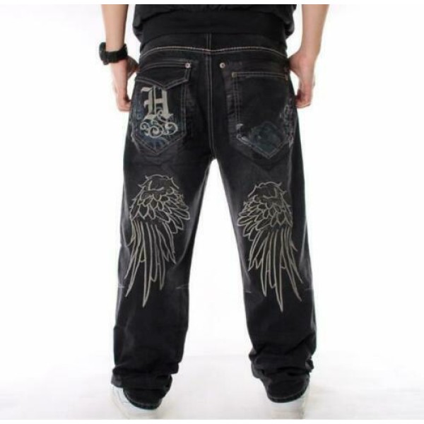Mens Jeans Denim Emb...