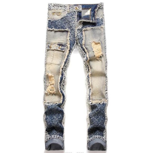 Mens Retro Blue Ripp...