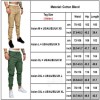 UK Mens Elasticated Waist Cargo Combat Work Trousers Joggers Pocket Cuffed Pants