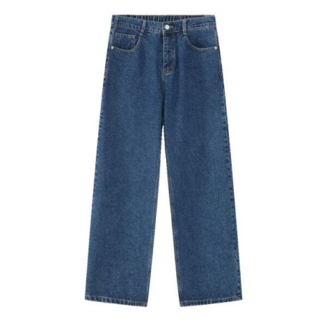 Men Baggy Loose Streetwear Casual Jeans Hip Hop Pant Straight Leg Denim Trousers