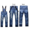 Winter Men's Waterproof Ski Pants Denim Outdoor Snowboard Windproof Snow Pants