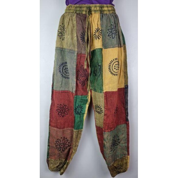 S-5XL Patchwork Cott...