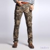 Mens Slim Multi-pocket Skinny Leisure Ourdoor Cargo Pants Sports Hiking Trousers