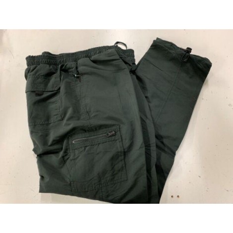 Mens Fleece Lined Winter Thermal Elasticated Work Trousers Cargo Combat Pants