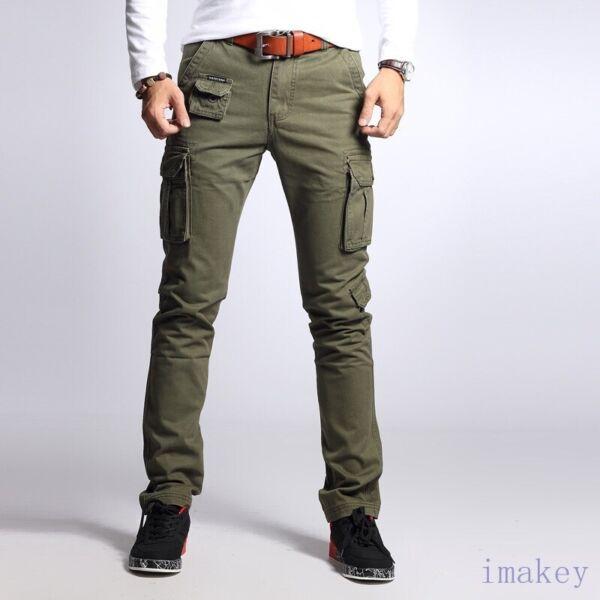 Mens Slim Multi-pock...
