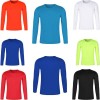 Mens T-shirt Quick-Drying Tops Breathable Tee Shirt Solid Color Sportwear Soft