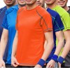 Men Shirt Quick-Dry T-Shirt Golf Sports Tee Workout Swim Athletic Solid Color 