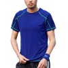 Men Shirt Quick-Dry T-Shirt Golf Sports Tee Workout Swim Athletic Solid Color 