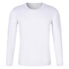 Mens T-shirt Quick-Drying Tops Breathable Tee Shirt Solid Color Sportwear Soft