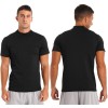 Mens Mock Neck T-shirt Casual Solid Color Slim Fit Tee Top Undershirt Streetwear