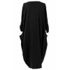 New Womens Ladies Italian Lagenlook Cotton Long Sleeve Tunic Dress Plus SZ 16-30