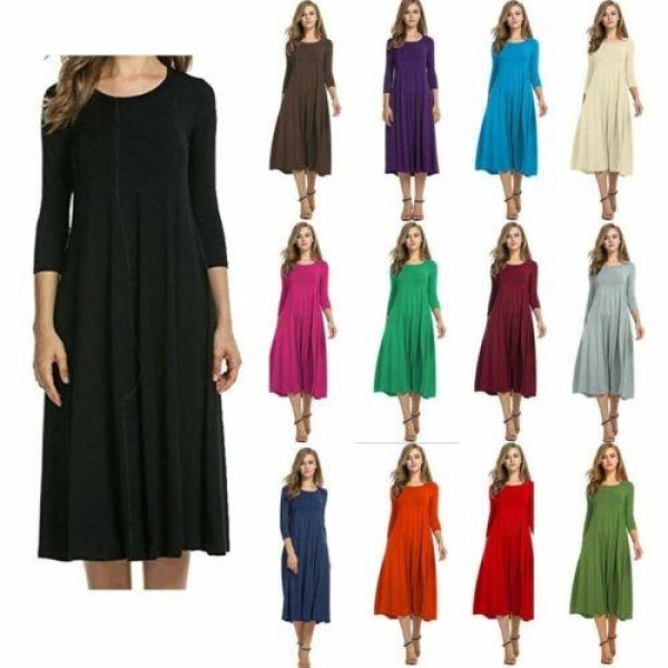 WOMENS LADIES PLAIN ...