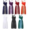 Women Lyrical Ballet Dance Leotard Dresses Modern Contemporary Dancewear Costume